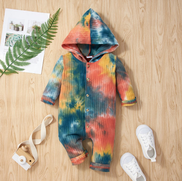 Autumn hooded onesie