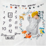 Animal Milestone Blanket