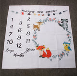 Animal Milestone Blanket