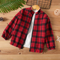 Reversible Plaid/Fleece Jacket