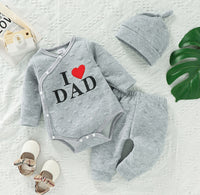 I love DAD 3 piece set