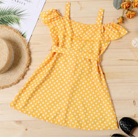 Yellow Polka Dot Dress