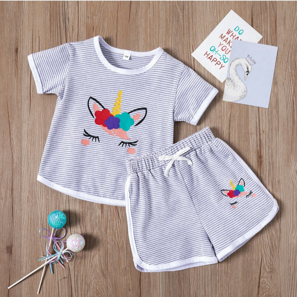 Striped Unicorn Set