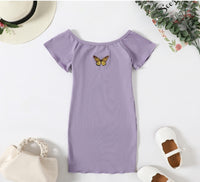 Lavender Butterfly Dress