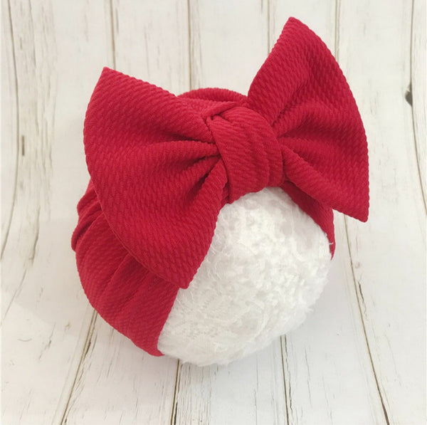 Red Bowknot Cap