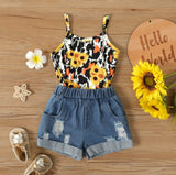 Sunflowers and Denim