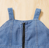 Denim Overall Dress