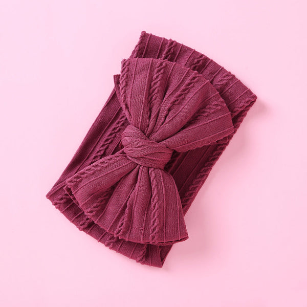 Soft Plum Bowknot Bow