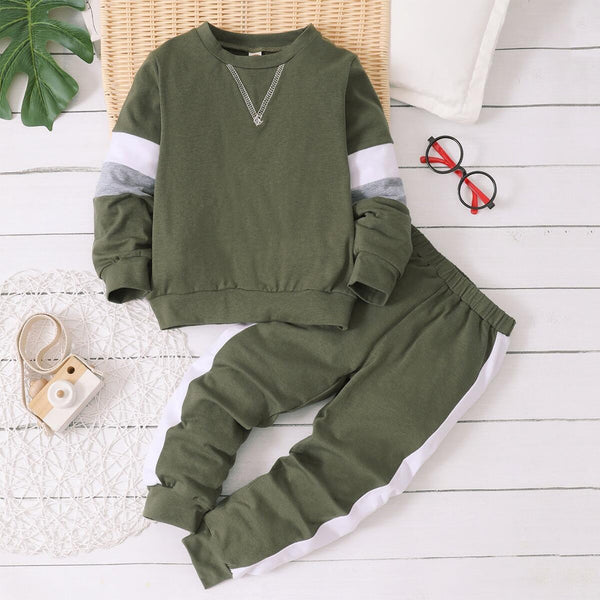 Olive Colorblock Set