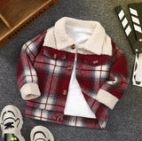 Burgundy Plaid Jacket